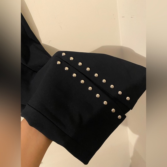 Zara Women’s Black Straight Leg Pants Size US Large - Picture 7 of 9